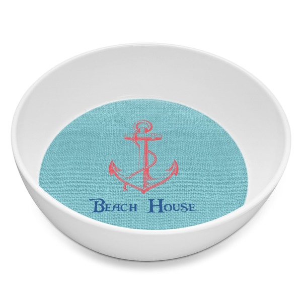 Custom Chic Beach House Melamine Bowl - 8 oz