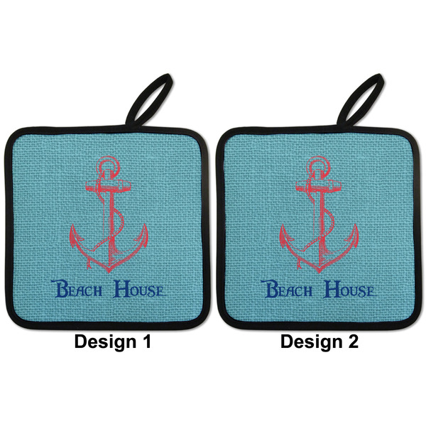 Chic Beach House Pot Holders - Set of 2 APPROVAL