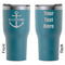 Chic Beach House RTIC Tumbler - Dark Teal - Double Sided - Front & Back