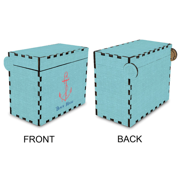 Chic Beach House Recipe Box - Full Color - Approval