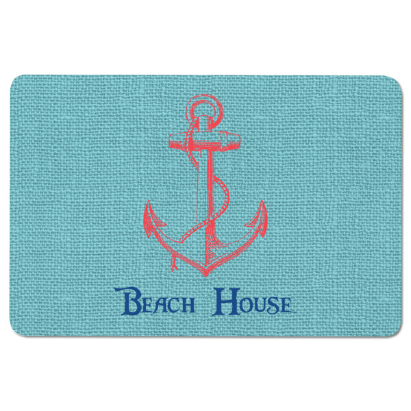 Chic Beach House Rectangular Fridge Magnet - FRONT