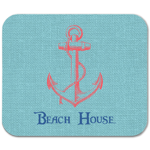 Chic Beach House Rectangular Mouse Pad - APPROVAL