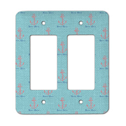 Chic Beach House Rocker Style Light Switch Cover - Two Switch