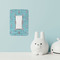 Chic Beach House Rocker Light Switch Covers - Single - IN CONTEXT