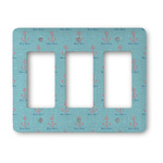 Chic Beach House Rocker Style Light Switch Cover - Three Switch