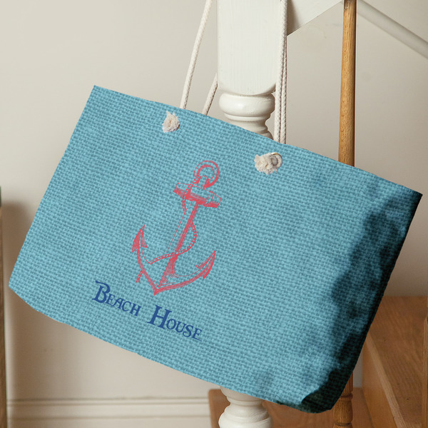 Chic Beach House Large Rope Tote - Life Style