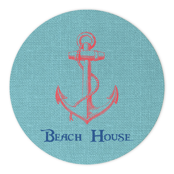 Chic Beach House Round Paper Coaster - Approval