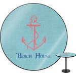 Chic Beach House Round Table - 30"