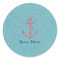 Chic Beach House Round Trivet - Front View