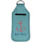 Chic Beach House Sanitizer Holder Keychain - Large (Front)