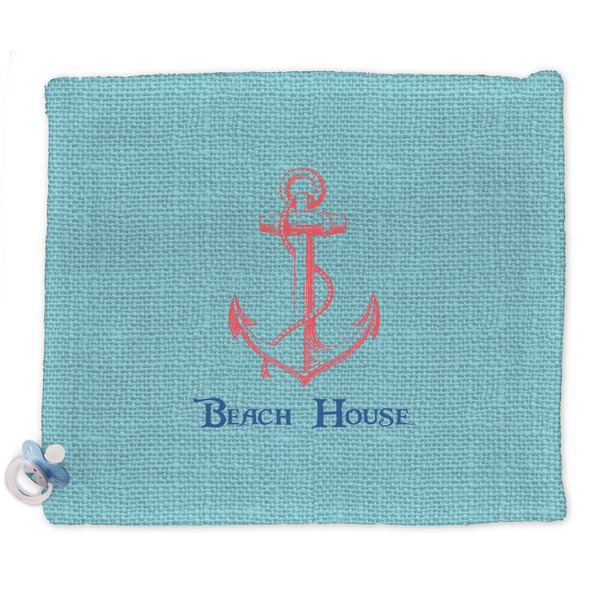 Custom Chic Beach House Security Blankets - Double Sided