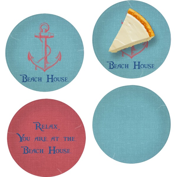 Chic Beach House Set of Appetizer / Dessert Plates