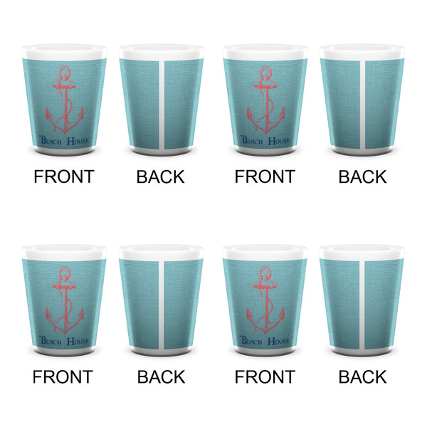 Chic Beach House Shot Glass - White - Set of 4 - APPROVAL