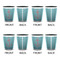 Chic Beach House Shot Glassess - Two Tone - Set of 4 - APPROVAL