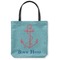 Chic Beach House Canvas Tote Bag - Medium - 16"x16"