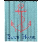 Chic Beach House Extra Long Shower Curtain - 70"x84"