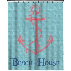 Chic Beach House Extra Long Shower Curtain - 70"x84"
