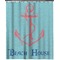 Chic Beach House Extra Long Shower Curtain - 70"x84"