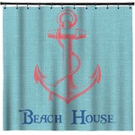 Chic Beach House Shower Curtain - Custom Size