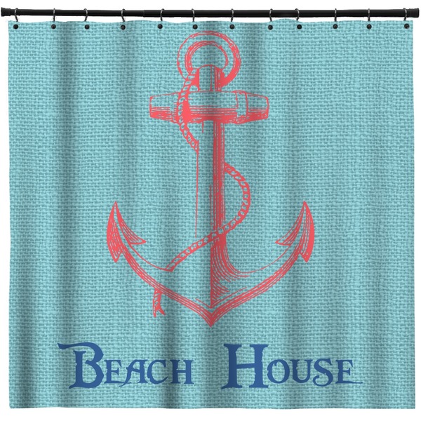Custom Chic Beach House Shower Curtain - Custom Size