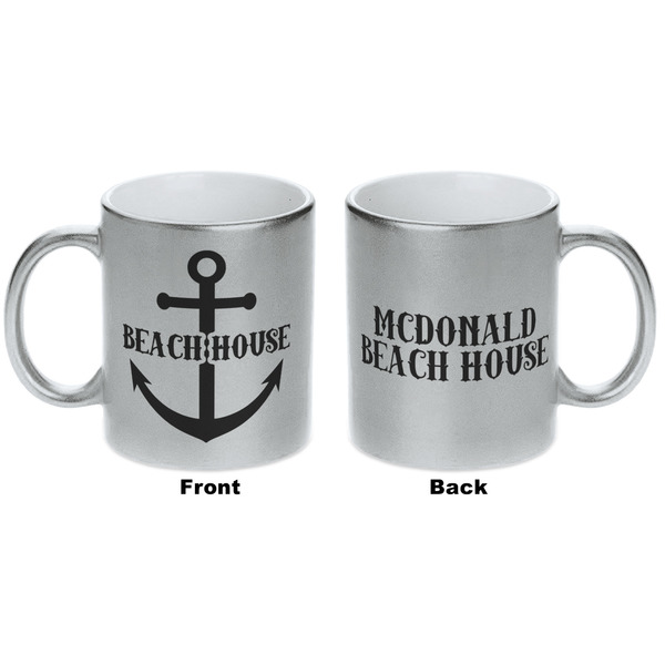 Chic Beach House Silver Mug - Approval