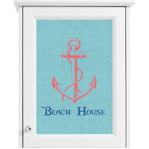 Chic Beach House Single Cabinet Decal