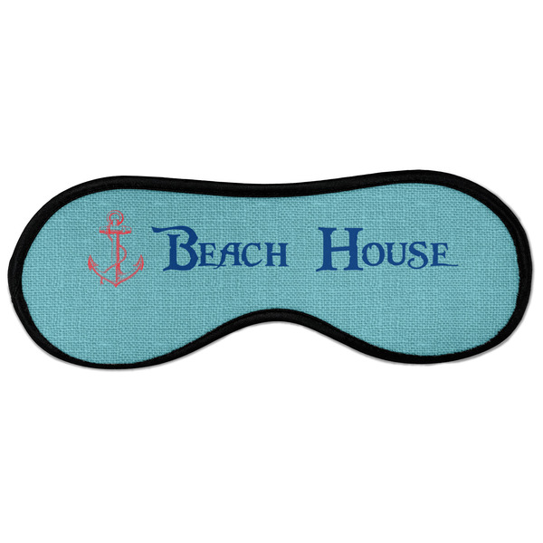 Custom Chic Beach House Sleeping Eye Masks - Large