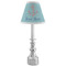 Chic Beach House Small Chandelier Lamp - LIFESTYLE (on candle stick)