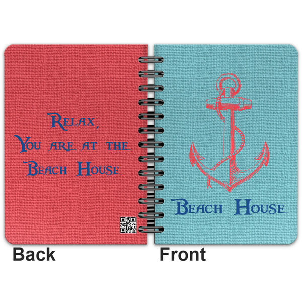 Chic Beach House Spiral Journal 5 x 7 - Apvl