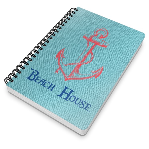 Chic Beach House Spiral Journal 7 x 10 - Main