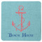 Chic Beach House Square Rubber Backed Coaster