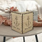 Chic Beach House Square Tissue Box Covers - Wood - In Context