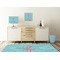 Chic Beach House Square Wall Decal Wooden Desk