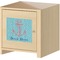 Chic Beach House Square Wall Decal on Wooden Cabinet