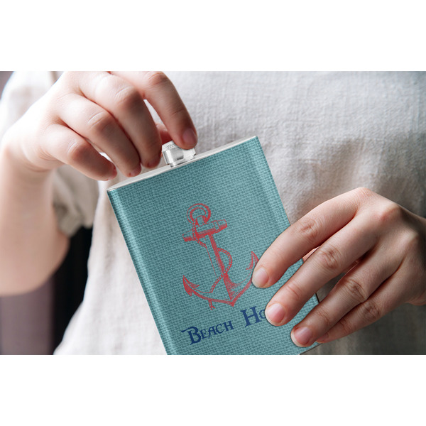 Chic Beach House Stainless Steel Flask - LIFESTYLE 1