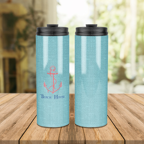 Chic Beach House Stainless Steel Tumbler - Lifestyle