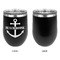 Chic Beach House Stainless Wine Tumblers - Black - Single Sided - Approval