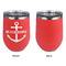 Chic Beach House Stainless Wine Tumblers - Coral - Single Sided - Approval