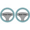 Chic Beach House Steering Wheel Cover- Front and Back