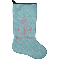 Chic Beach House Holiday Stocking - Single-Sided - Neoprene