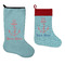 Chic Beach House Stockings - Side by Side compare