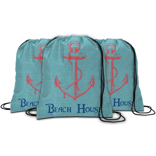Chic Beach House String Backpack - MAIN
