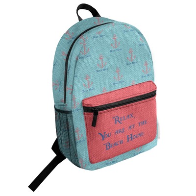 Chic Beach House Student Backpack