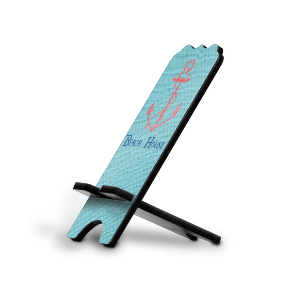 Custom Chic Beach House Stylized Cell Phone Stand - Small