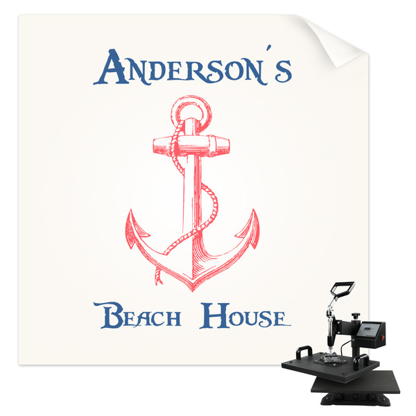 Custom Chic Beach House Sublimation Transfer - Baby / Toddler