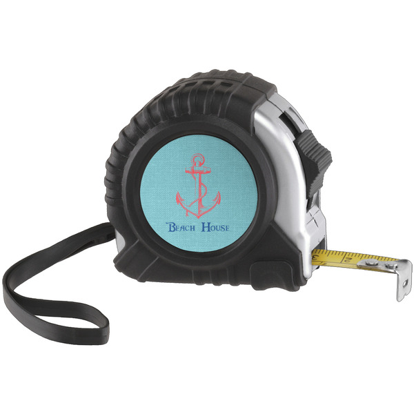 Custom Chic Beach House Tape Measure