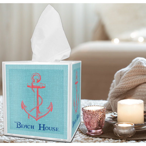 Chic Beach House Tissue Box - LIFESTYLE