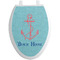 Chic Beach House Toilet Seat Decal (Personalized)