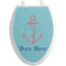 Chic Beach House Toilet Seat Decal - Elongated