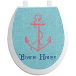 Chic Beach House Toilet Seat Decal